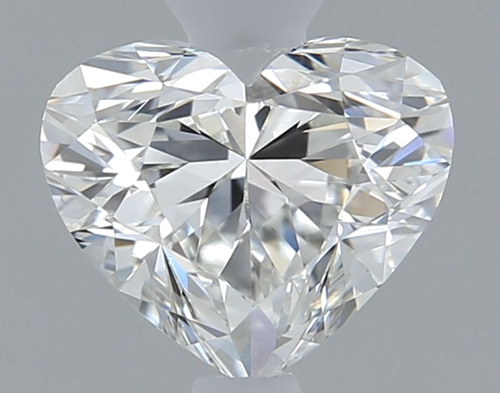 0.45 carat H-VVS1 Natūralus Heart Deimantas (1)