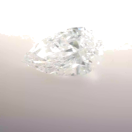 2.5 carat D-VS1 Natūralus Pear Deimantas (1)