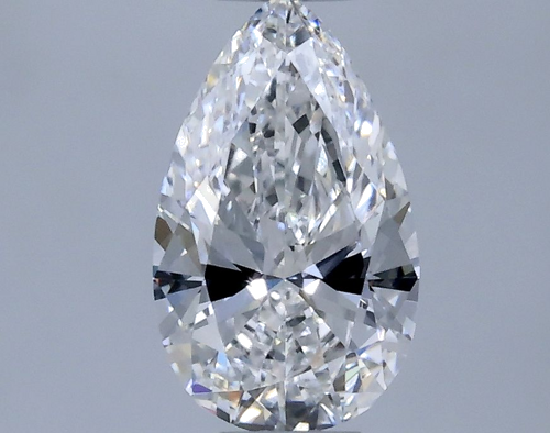 0.32 carat E-VVS2 Natūralus Pear Deimantas (1)