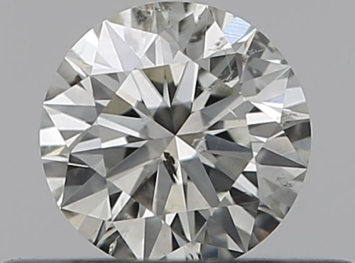 0.3 carat Faint  Green-SI2 GD cut Natūralus Round Deimantas (1)