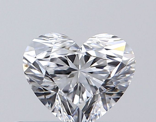 0.39 carat D-VVS2 Natūralus Heart Deimantas (1)