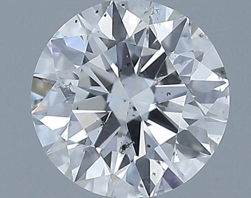 0.57 carat G-SI2 Excellent cut Natūralus Round Deimantas (1)
