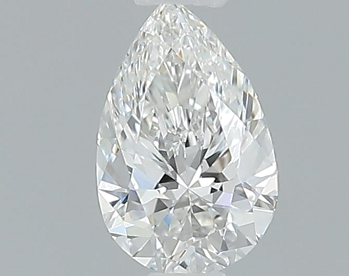 0.29 carat F-VVS1 Natūralus Pear Deimantas (1)