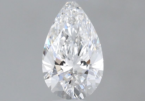 0.26 carat E-IF Natūralus Pear Deimantas (1)