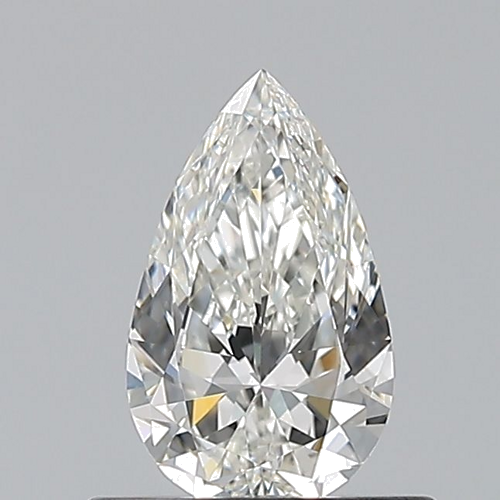 0.5 carat G-VVS1 Natūralus Pear Deimantas (1)