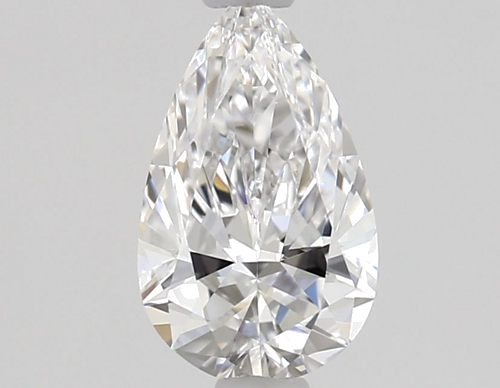 0.55 carat D-VVS1 Natūralus Pear Deimantas (1)
