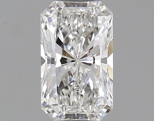 0.39 carat E-VVS2 Natūralus Radiant Deimantas (1)