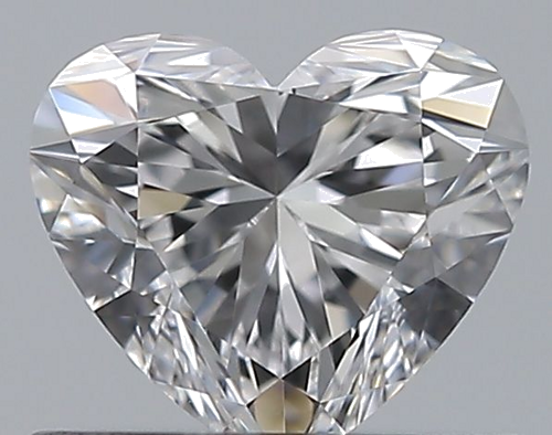 0.46 carat D-VVS2 Natūralus Heart Deimantas (1)
