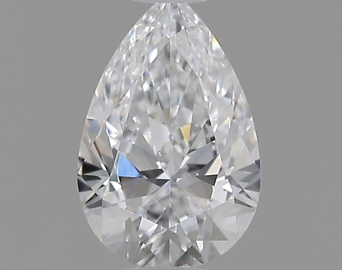 0.42 carat D-VS2 Natūralus Pear Deimantas (1)