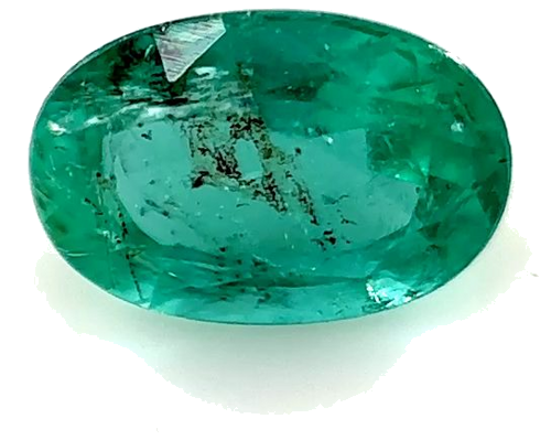 0.48 carat GREEN Oval Smaragdas (1)