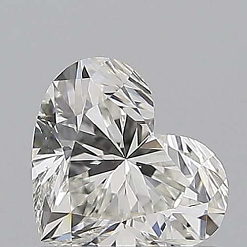 0.7 carat H-VS2 Natūralus Heart Deimantas (1)