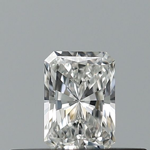 0.23 carat F-VVS2 Natūralus Radiant Deimantas (1)