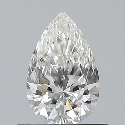 0.56 carat G-VVS2 Natūralus Pear Deimantas (1)