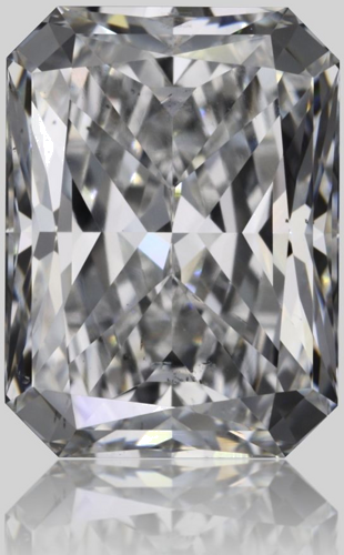 1.51 carat E-SI1 Natūralus Radiant Deimantas (1)