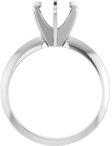 Sužadėtuvių Žiedas „Lightweight Claw-Prong Solitaire“ 950 Platinos Round 7mm (2)