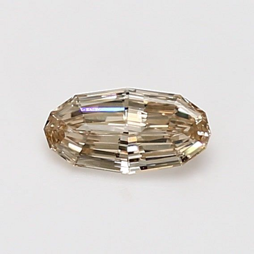 0.39 carat Fancy Light Brown-VVS1 Natūralus Oval Deimantas (1)