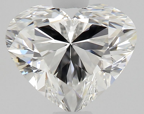 0.72 carat F-VVS2 Natūralus Heart Deimantas (1)