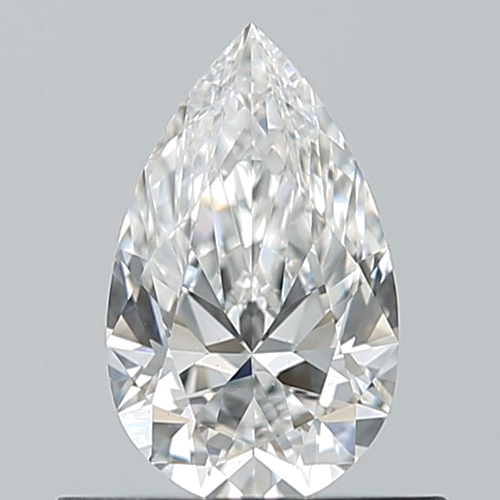 0.5 carat E-VS2 Natūralus Pear Deimantas (1)