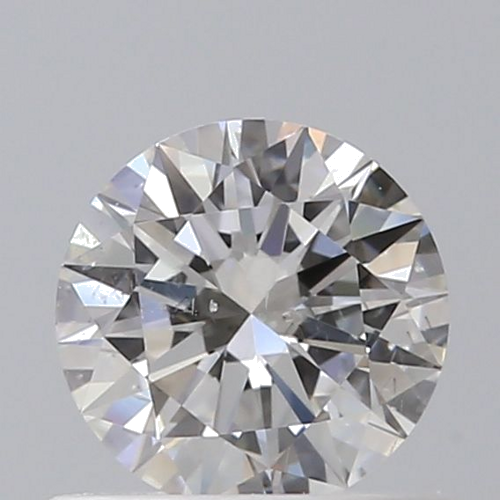0.51 carat G-SI2 Excellent cut Natūralus Round Deimantas (1)