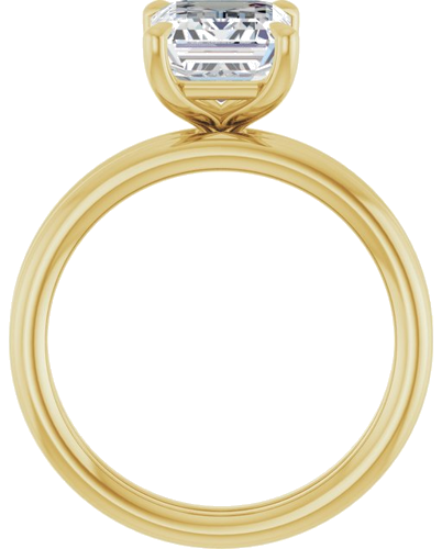 Sužadėtuvių Žiedas „Claw-Prong Solitaire“ 14k yellow gold Emerald 9mm x 7mm (7)