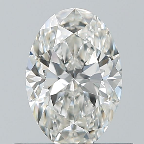 0.6 carat G-VVS2 Natūralus Oval Deimantas (1)