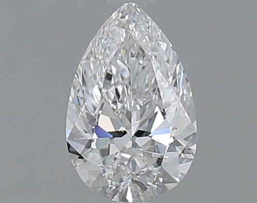0.6 carat D-SI1 Natūralus Pear Deimantas (1)