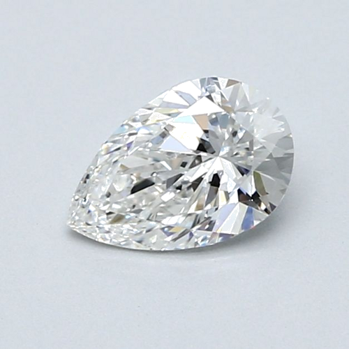 0.75 carat F-VS2 Natūralus Pear Deimantas (1)