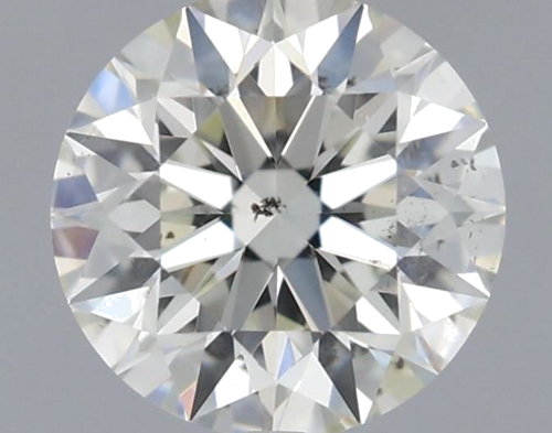 0.52 carat K-SI1 Excellent cut Natūralus Round Deimantas (1)