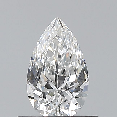 0.5 carat E-VVS1 Natūralus Pear Deimantas (1)