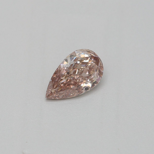 0.25 carat Fancy Pinkish Brown-SI2 Natūralus Pear Deimantas (1)