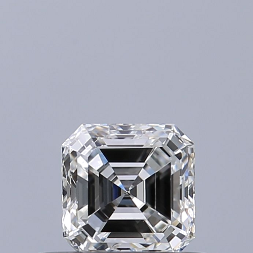 0.4 carat F-VVS2 Natūralus Asscher Deimantas (1)