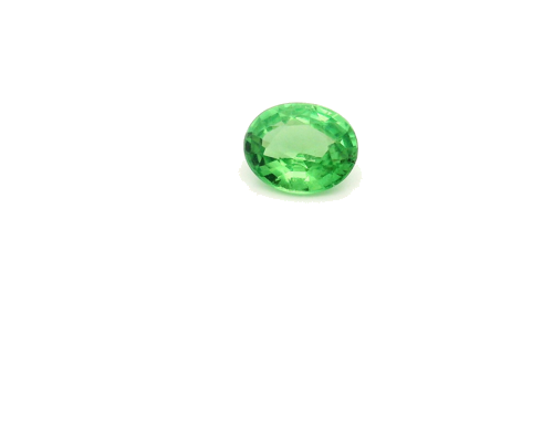 0.45 carat GREEN Oval Garnet (1)