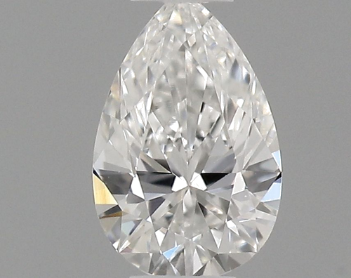 0.23 carat F-VVS2 Natūralus Pear Deimantas (1)
