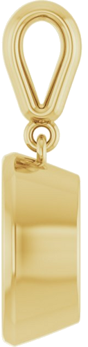 Pakabukas „Bezel-Set Charm“ 14k yellow gold Oval 10mm x 8mm (3)