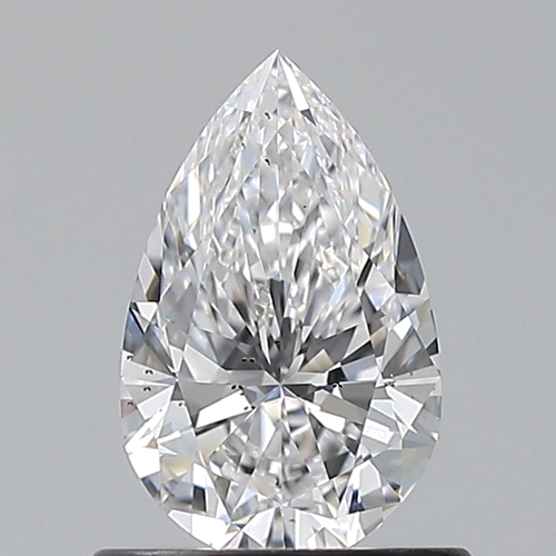 0.7 carat D-SI1 Natūralus Pear Deimantas (1)