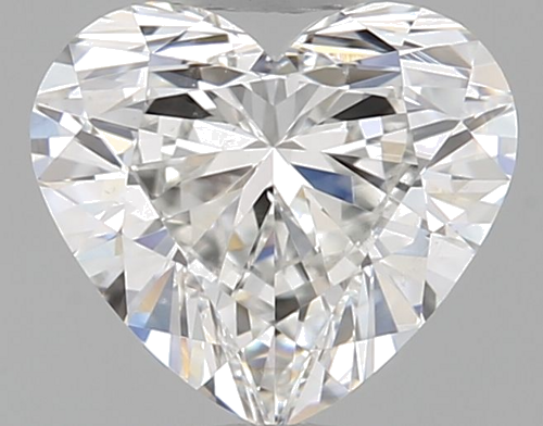 0.71 carat F-SI1 Natūralus Heart Deimantas (1)
