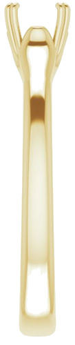 Sužadėtuvių Žiedas „Solitaire“ 14k yellow gold Round 5.2mm (4)