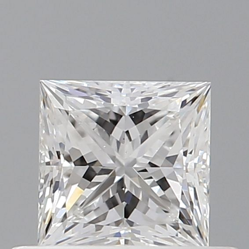 0.52 carat E-VS2 Natūralus Princess Deimantas (1)