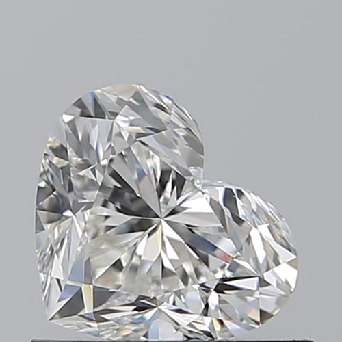 0.7 carat H-VVS1 Natūralus Heart Deimantas (1)