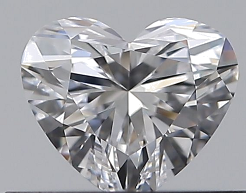 0.38 carat D-VVS2 Natūralus Heart Deimantas (1)