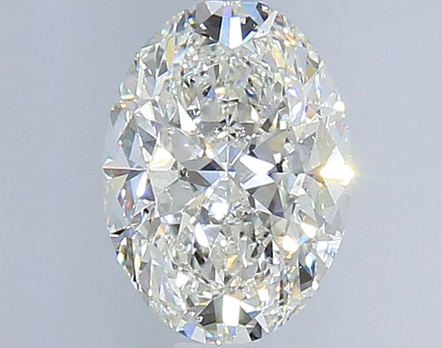 1.0 carat H-SI1 Natūralus Oval Deimantas (1)