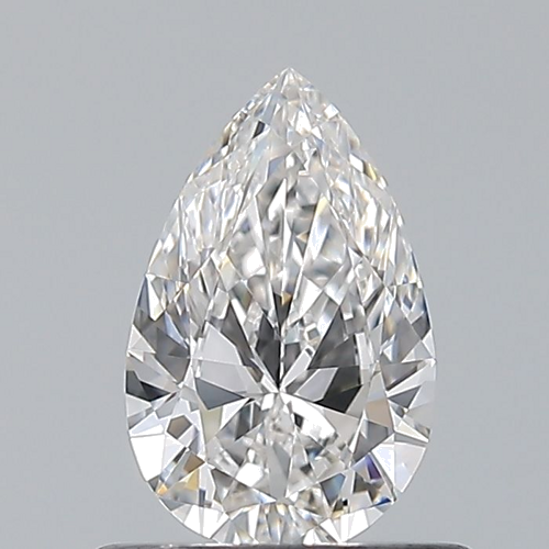 0.56 carat F-VVS1 Natūralus Pear Deimantas (1)