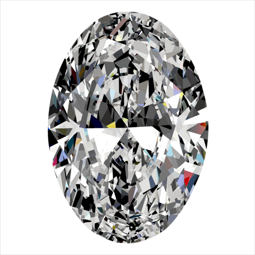 0.31 carat D-VVS1 Natūralus Oval Deimantas (1)
