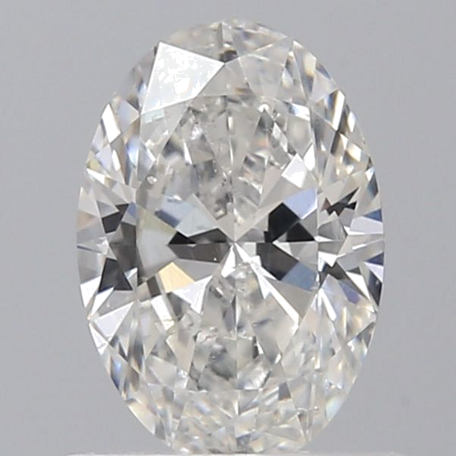 0.59 carat G-SI1 Natūralus Oval Deimantas (1)
