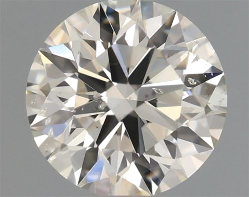 0.5 carat K-SI2 Excellent cut Natūralus Round Deimantas (1)