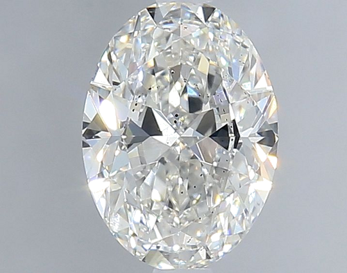 0.9 carat E-SI1 Natūralus Oval Deimantas (1)