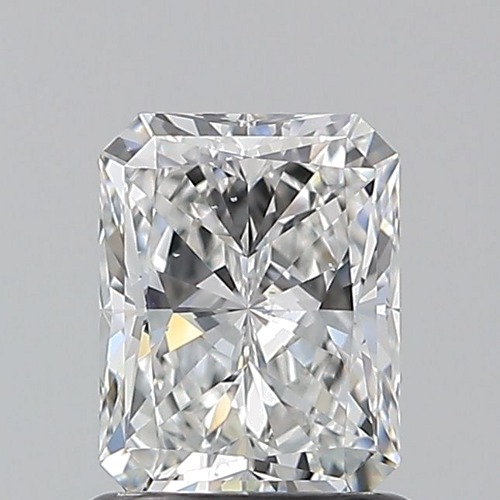 1.01 carat E-SI1 Natūralus Radiant Deimantas (1)
