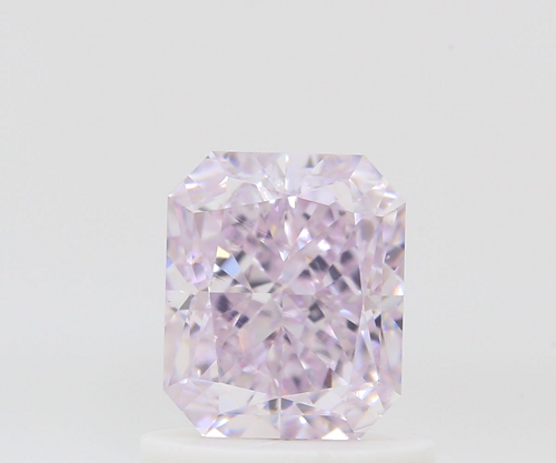 1.0 carat Fancy Light Pinkish Purple-VS1 Natūralus Radiant Deimantas (1)