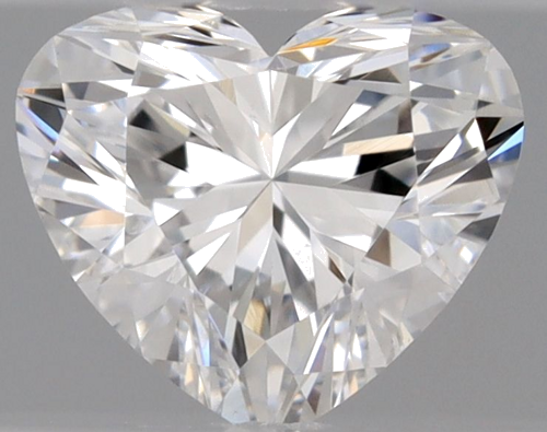 0.34 carat E-VVS2 Natūralus Heart Deimantas (1)