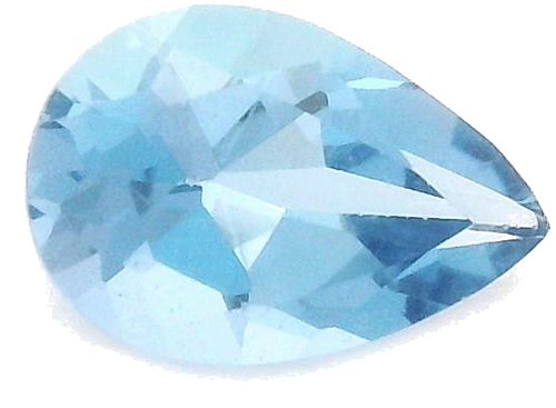 0.36 carat BLUE Pear Aquamarine (1)